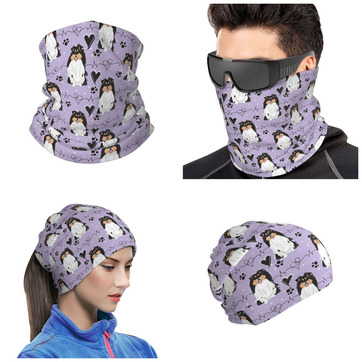LOVE Tri Color Sheltie Dog She - Dog Bandana Scarf review and price